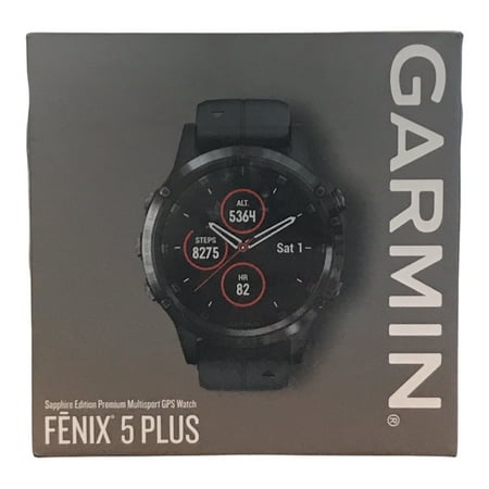 Garmin Fenix 5 Plus Sapphire, Black with Band