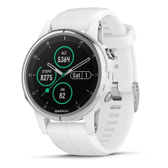 Garmin Fenix 5S Plus Sapphire Compact Multisport Watch with Music, Maps, and Garmin Pay