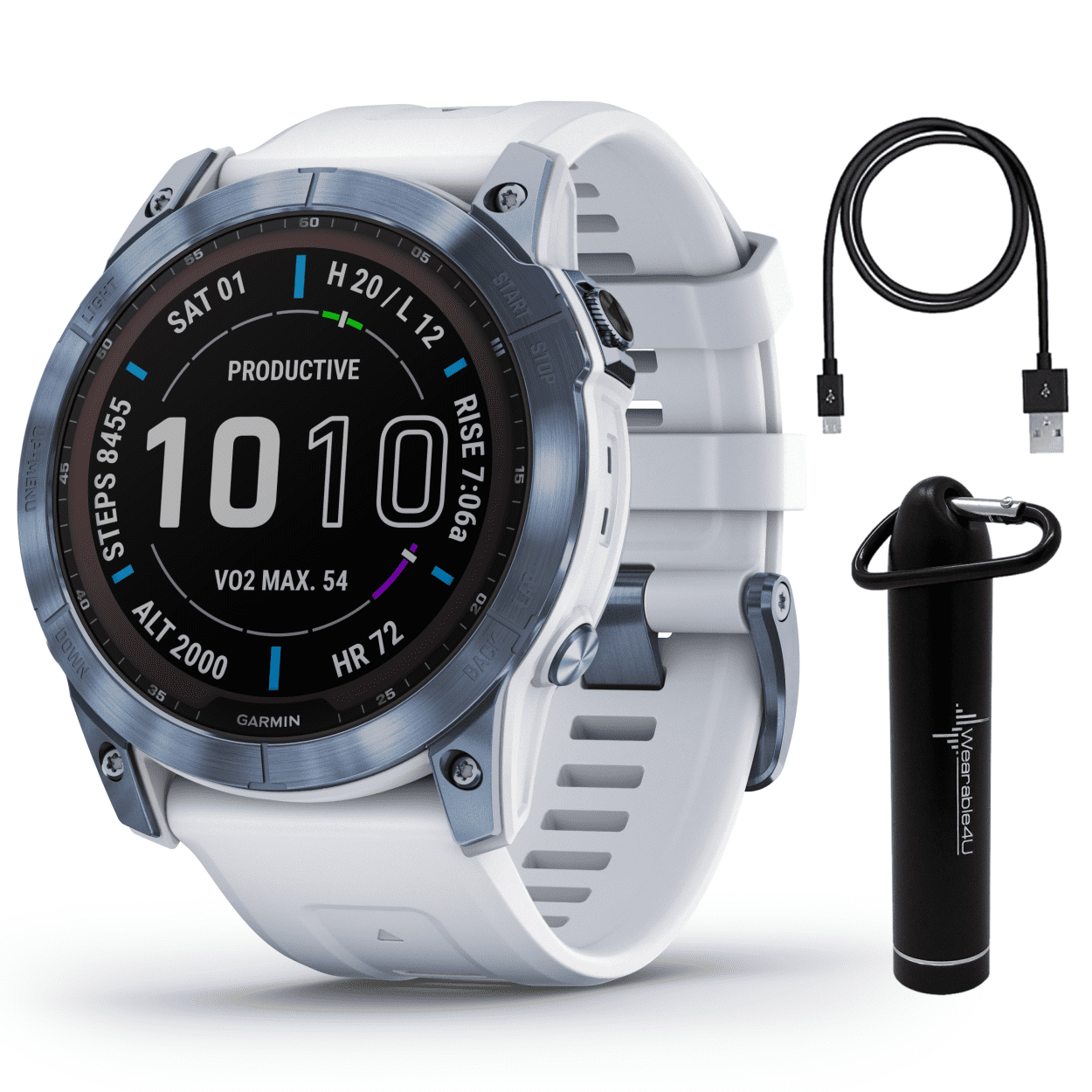 Garmin fēnix 7X Sapphire Solar GPS Smartwatch 51 mm Fiber