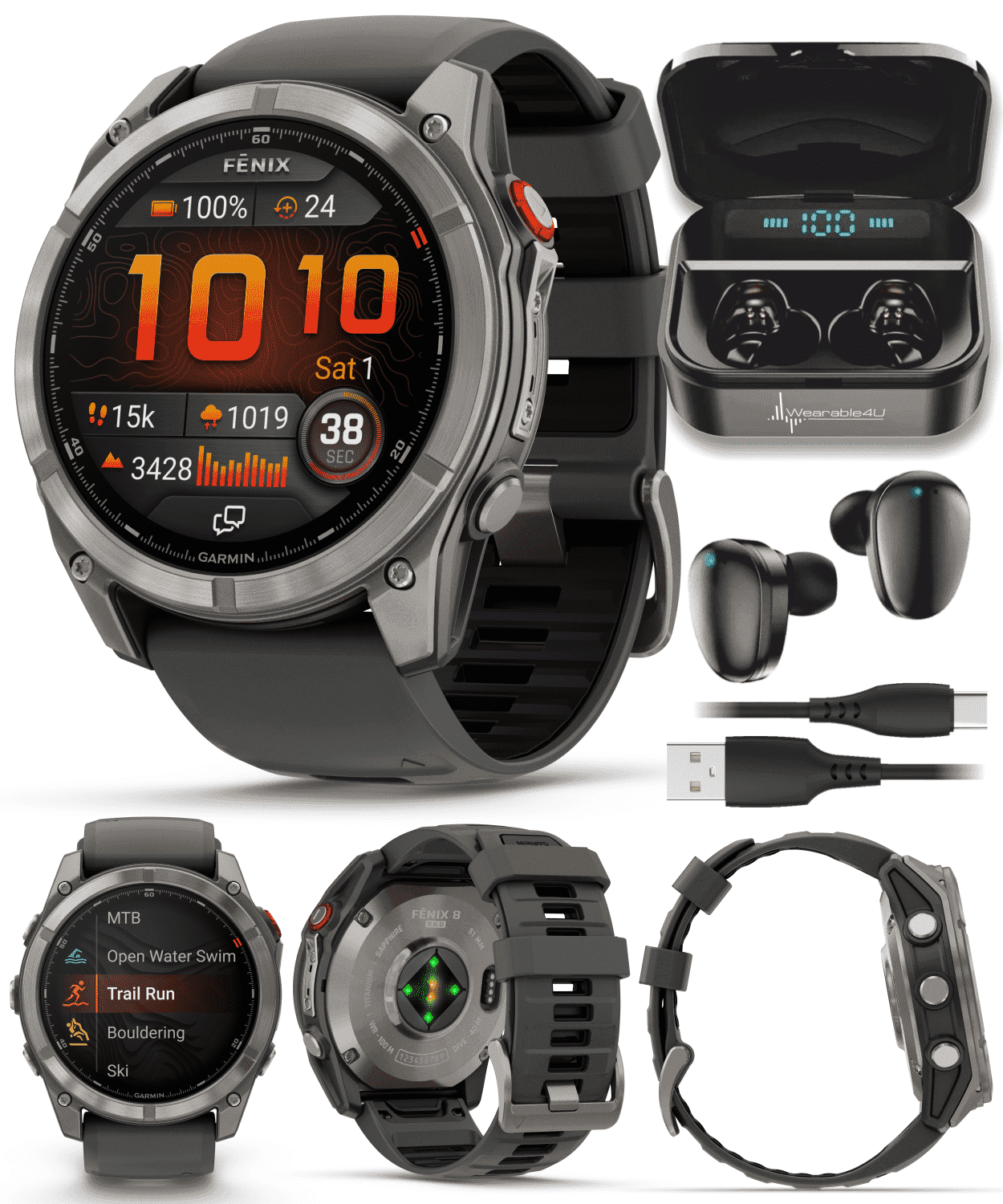 Garmin Fenix 8 Pro - 51mm AMOLED Sapphire Premium Connected
