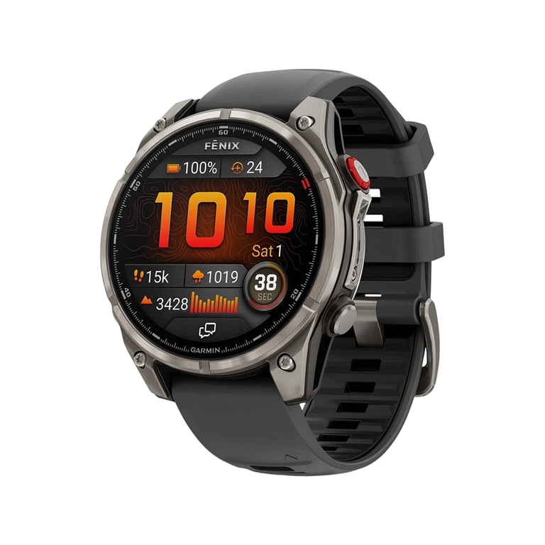 GARMIN, GPS Multisport Smartwatch, Silver, Touchscreen, 51mm
