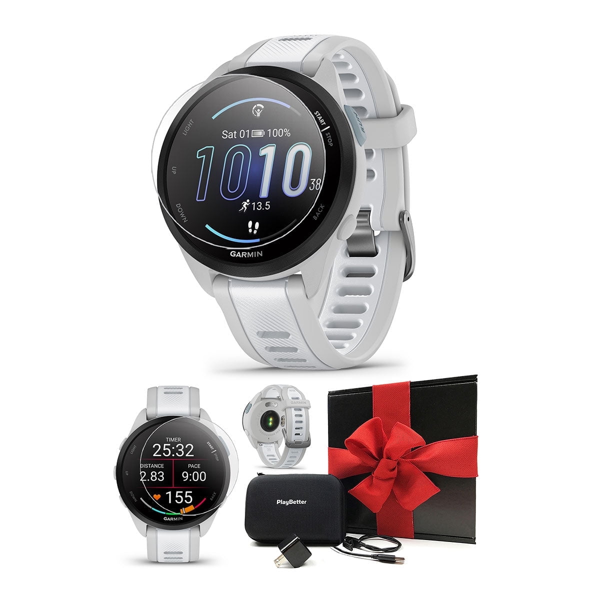 Garmin Forerunner 165 (Mist Grey/Whitestone) GPS Running