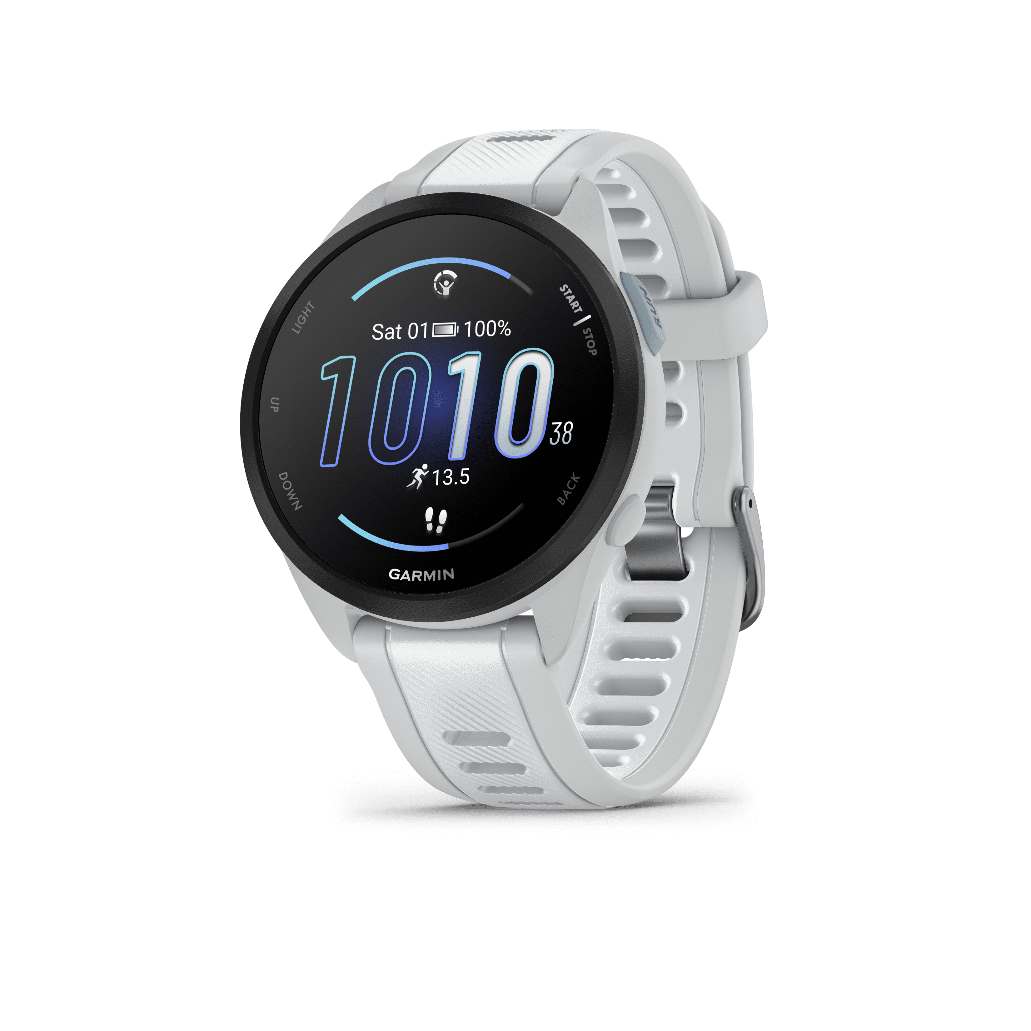 Forerunner® 165 Music GPS Tracker Watch in Mist Gray