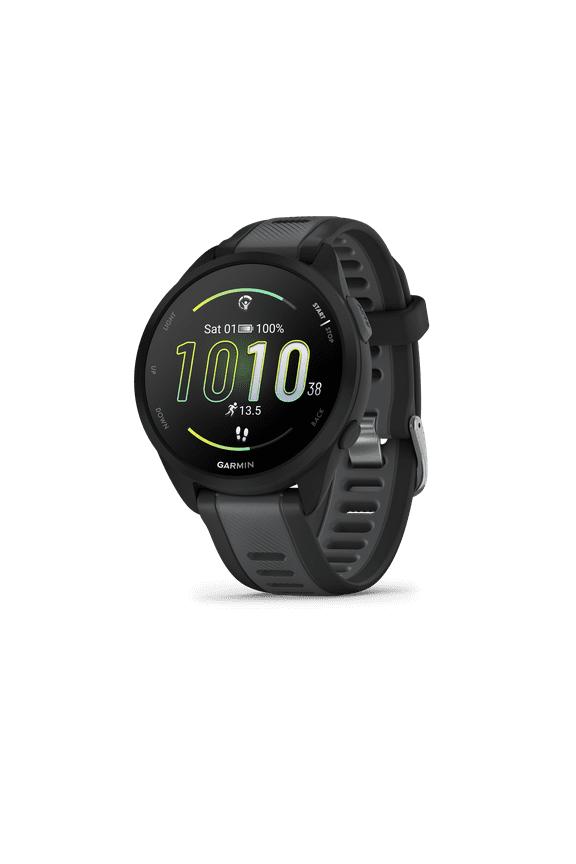 Forerunner® 165, Running Smartwatch, Colorful AMOLED Display, Training Metrics and Recovery Insights, Black
