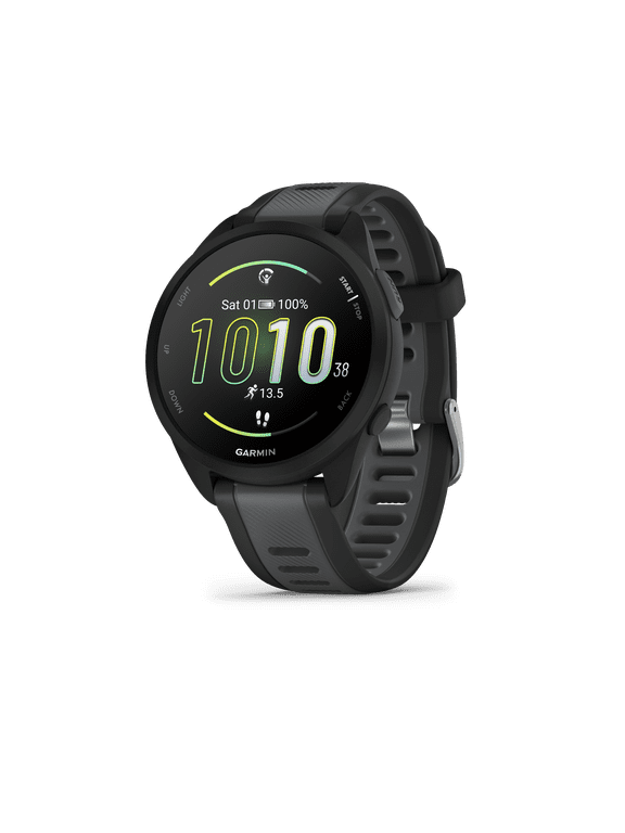 Forerunner® 165, Running Smartwatch, Colorful AMOLED Display, Training Metrics and Recovery Insights, Black