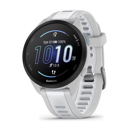 Garmin Forerunner 165, Running Smartwatch, Colorful AMOLED Display, Training Metrics and Recovery Insights, Whitestone price history and forecast - Garmin 010-02863-21
