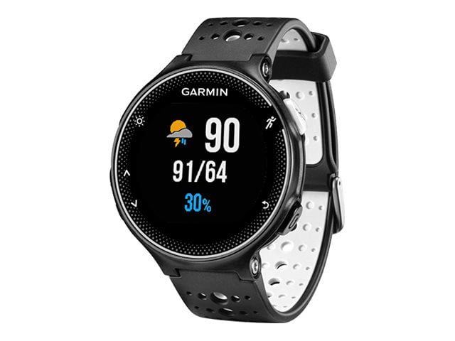 Forerunner 230 Black and White Fitness Watch with Heart Rate