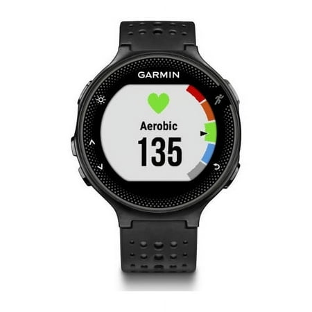 Garmin Forerunner 235 GPS Heart Rate Running Training Sport Watch, Black/Gray