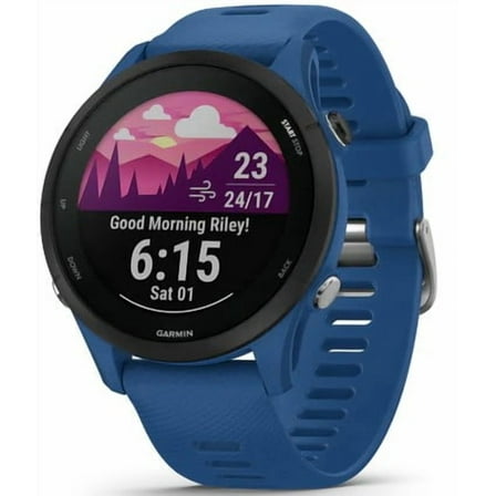 Garmin Forerunner 255, GPS Running Smartwatch, Advanced Insights, Long-Lasting Battery, Tidal Blue