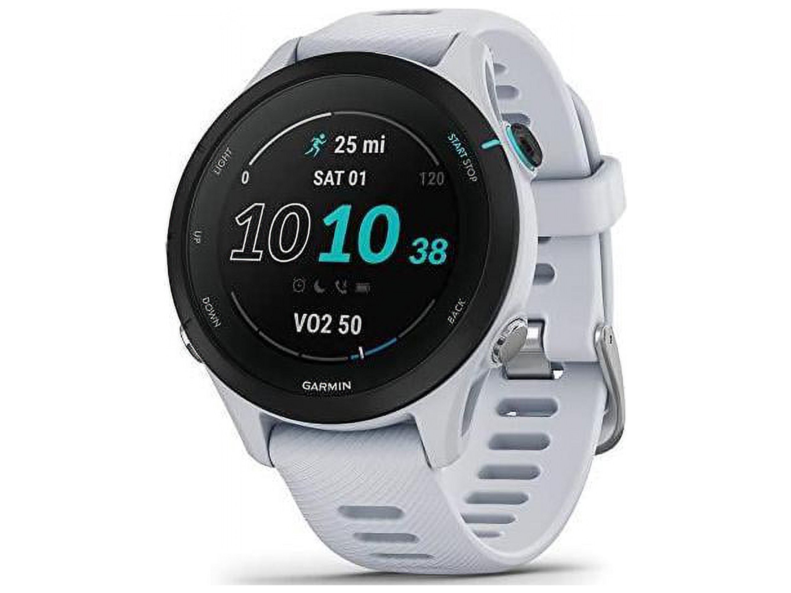 Garmin Forerunner® 255S Music, Smaller GPS Running Smartwatch with Music, Whitestone - image 1 of 16