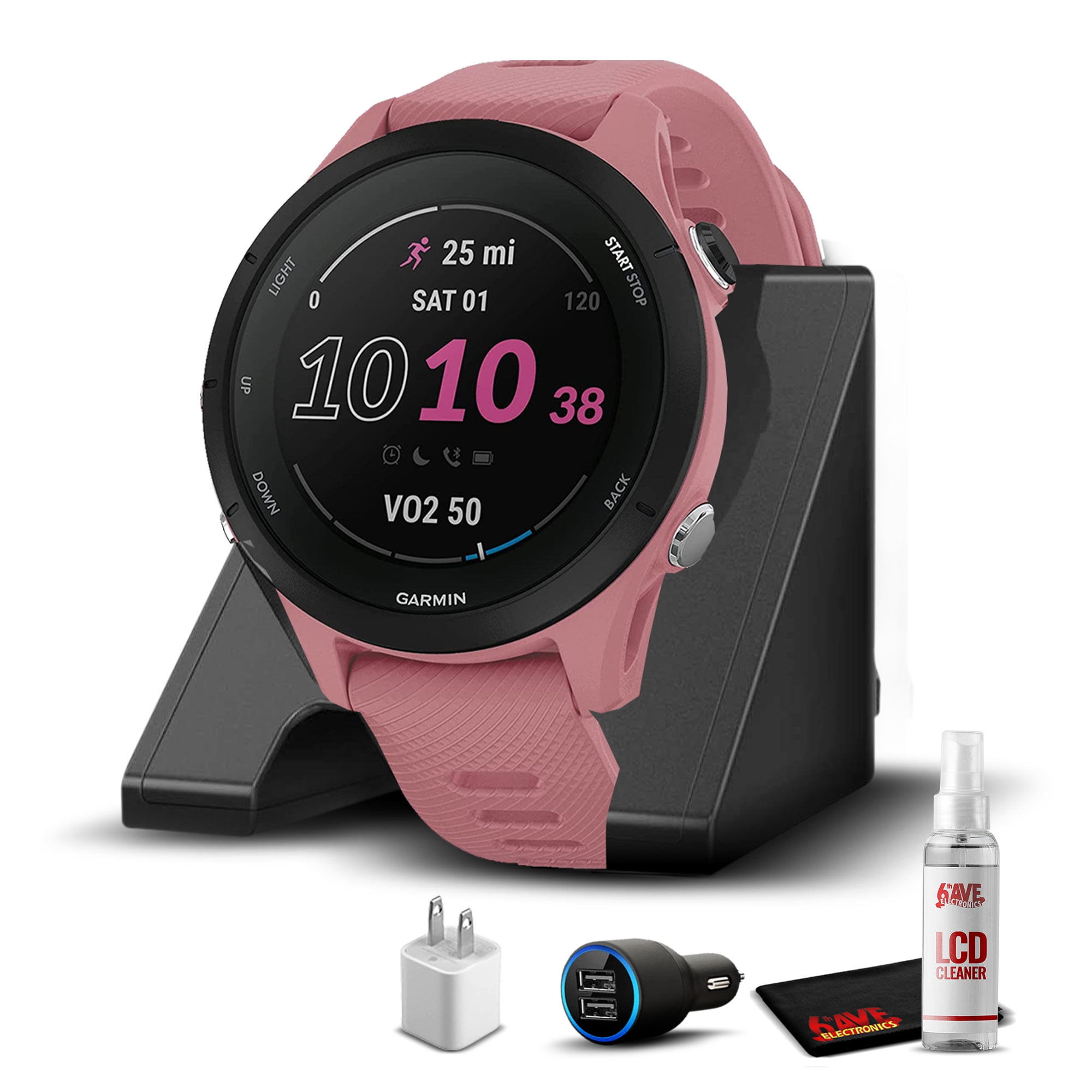 Garmin Forerunner 255S GPS Running Watch - light pink