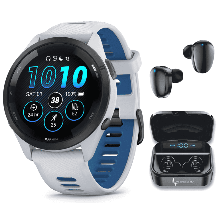 Garmin Forerunner 265 GPS Wristwatch with Music, AMOLED