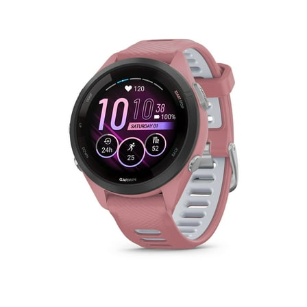 Garmin Forerunner 265S (GPS) 27 mm Light Pink and Powder Gray Case with Light Pink and Powder Gray Band