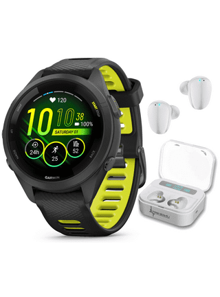 Garmin Forerunner 255 Music GPS Smartwatch, Black w/ Accessories Bundl —  Beach Camera