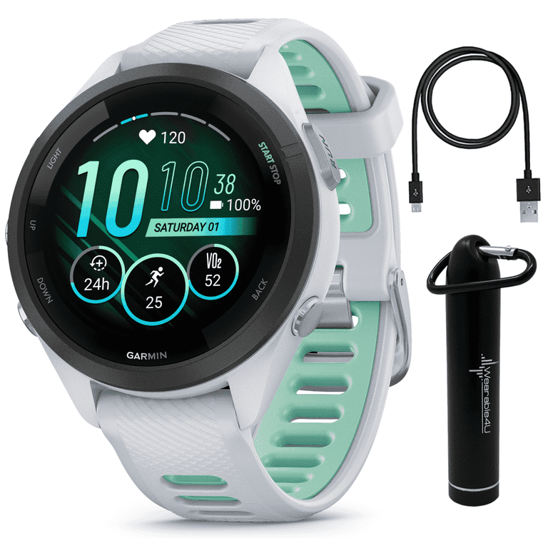 Garmin Forerunner 265S GPS Running Smartwatch, AMOLED
