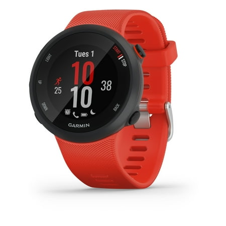 Garmin - Forerunner 45 GPS Smartwatch 42mm Fiber-Reinforced Polymer - Lava Red