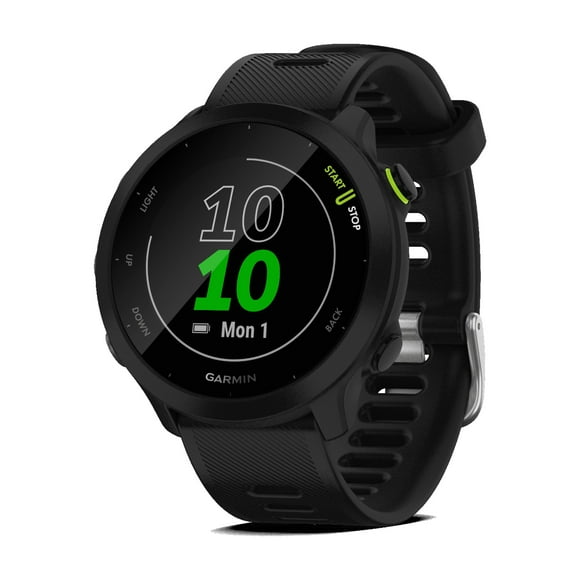 Garmin Forerunner 55, GPS Running Watch with Daily Suggested Workouts, Up to 2 weeks of Battery Life, Black