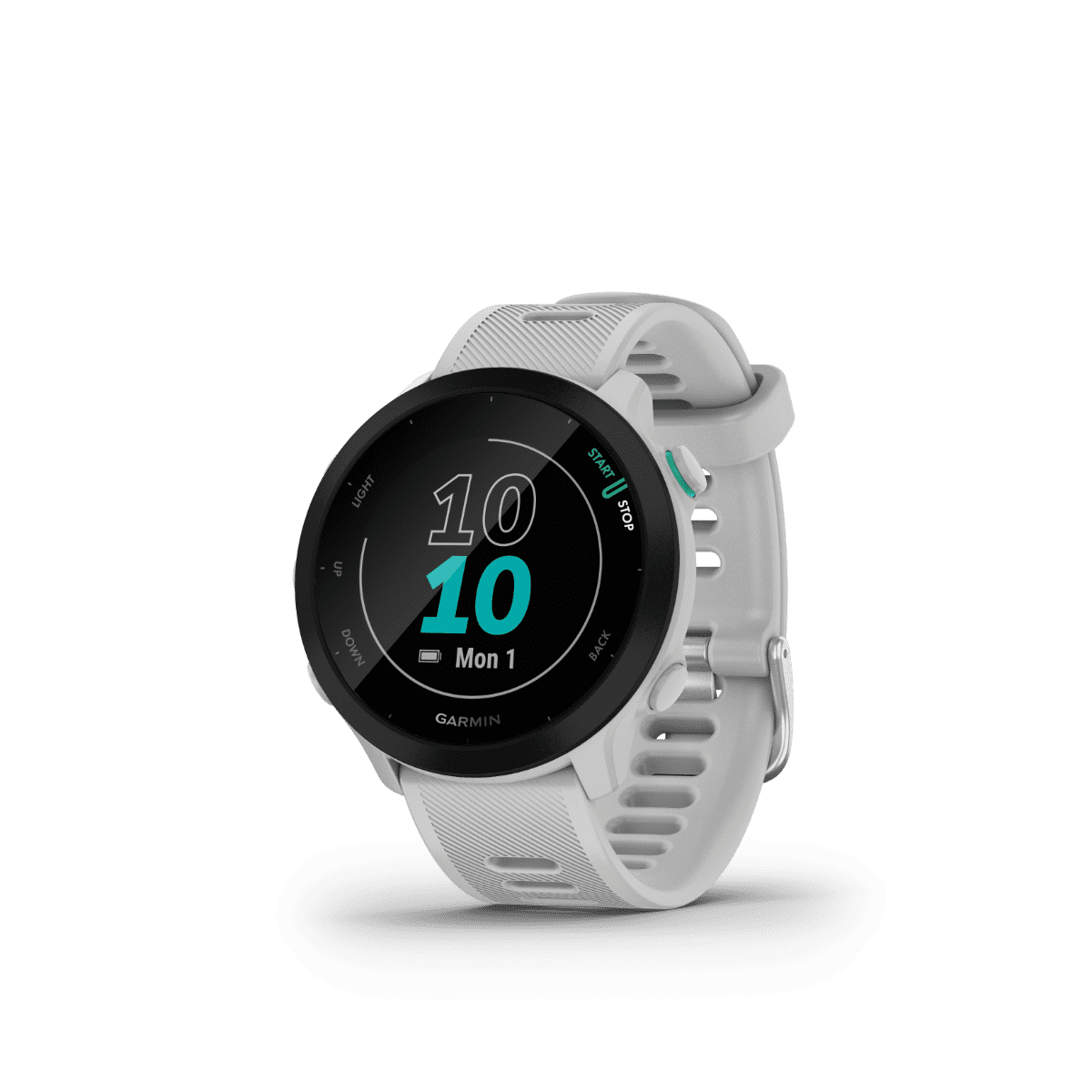 Garmin Forerunner 55, White, GPS Fitness Smartwatch (Garmin Certified )