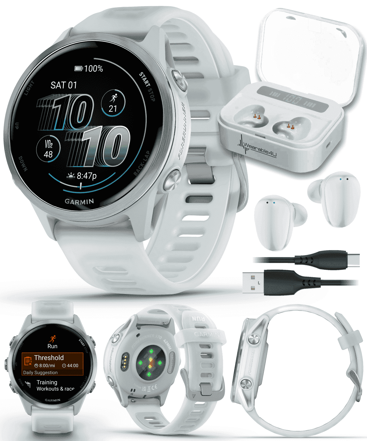 Garmin Forerunner 570 42mm Advanced GPS Running & Triathlon