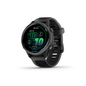 Garmin Fenix E - 47mm, Amoled, Premium Multisport Gps Smartwatch, Long-Lasting Battery Life, Slate Gray Steel With Black Band