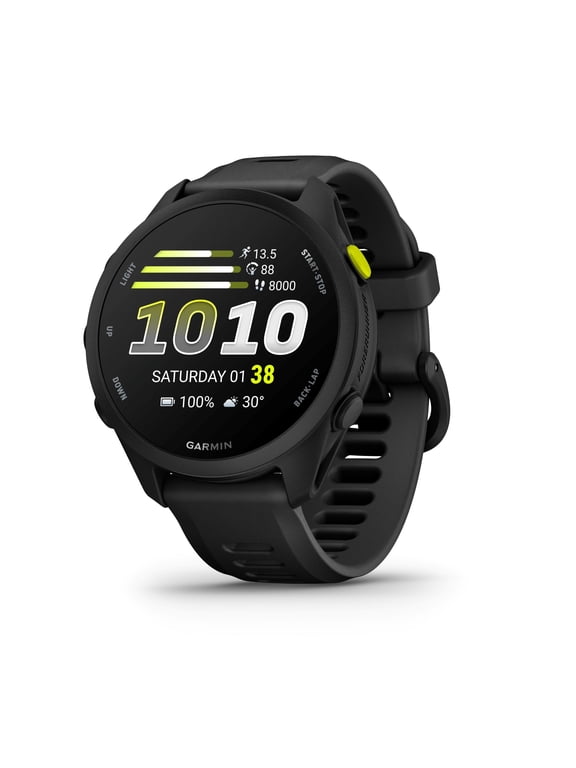 Forerunner® 70, Easy-To-Use GPS Running Smartwatch, Advanced Training Metrics and Recovery Insights, Up to 13 Days of Battery Life, Black