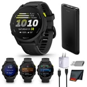 Garmin Forerunner 70 GPS Running Smartwatch | 1.2" AMOLED Display | Black + Kit