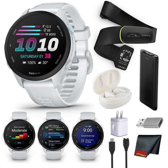 Garmin Forerunner 70 GPS Running Smartwatch | Whitestone | + Bundle