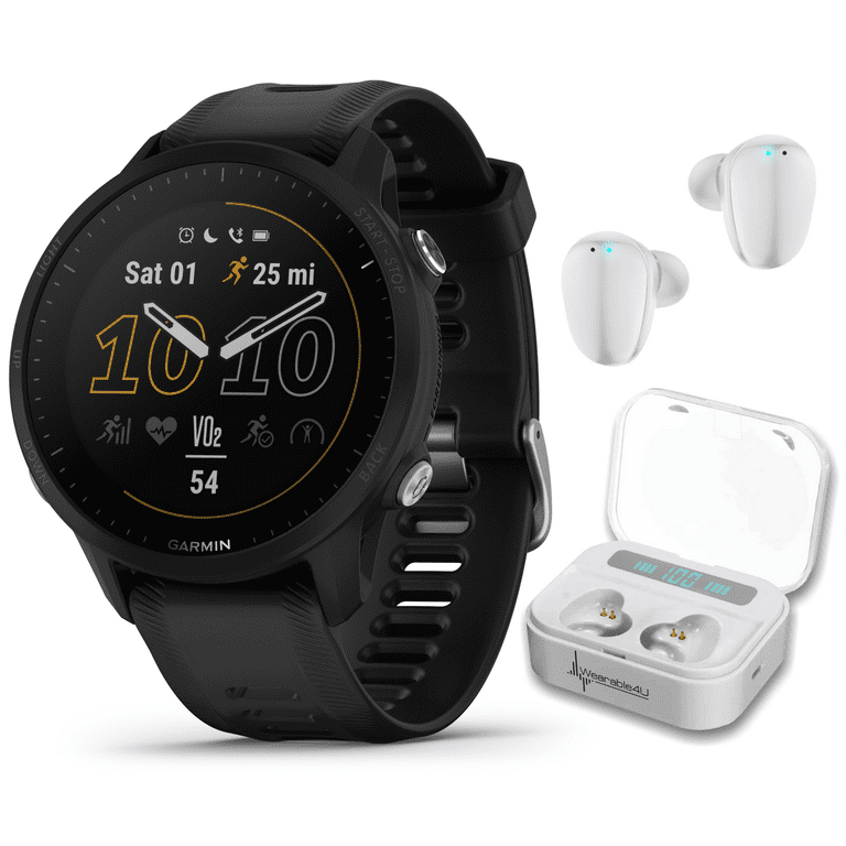 Garmin Forerunner 955 GPS Smartwatch, Whitestone 010-02638-11