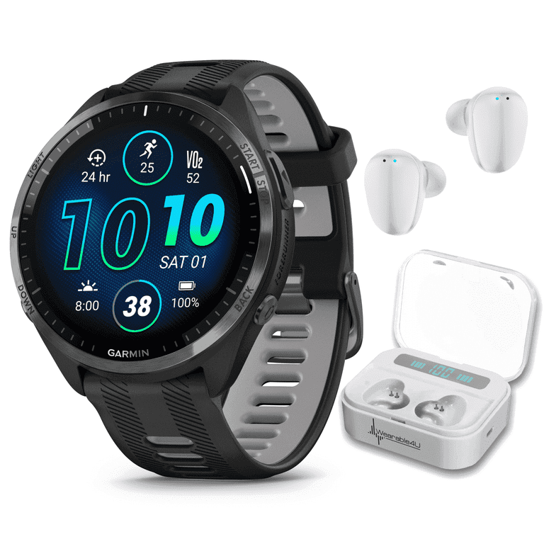 【美品】Garmin ガミン Forerunner 965 (0169) Garmin Forerunner 965 Running Smartwatch AMOLED Yellow