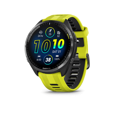 Garmin Forerunner® 965 Running Smartwatch, Colorful AMOLED , Training Metrics and Recovery Insights, Amp Yellow and Black