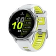 thumbnail image 1 of Garmin Forerunner 970®, Premium GPS Running and Triathlon Smartwatch, AMOLED Display, Built-In LED Flashlight,, Titanium with Whitestone Case and Whitestone/Translucent Amp Yellow Band, 1 of 10