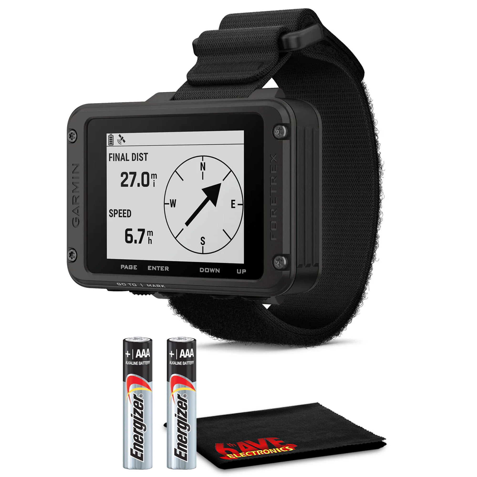 Garmin Foretrex 801 Wrist Mounted GPS Navigator with Strap for