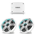 thumbnail image 1 of Garmin Fusion 2 Apollo AP-SL10SPW 10" LED Marine Subwoofer Sport Grill White with Fusion MS-AP12000 Apollo Series Monoblock Marine Amplifier - 1100 Watt RMS At 2-ohm, 1 of 7