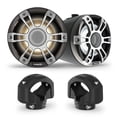 thumbnail image 1 of Garmin Fusion SG-FLT653SPW 6.5" Gray Sports Grille LED Black Tower Speakers with XS-MNTBP XS Series 6.5" Tower Speaker, Pair, Fits 2"-2.5" Bars, 1 of 7