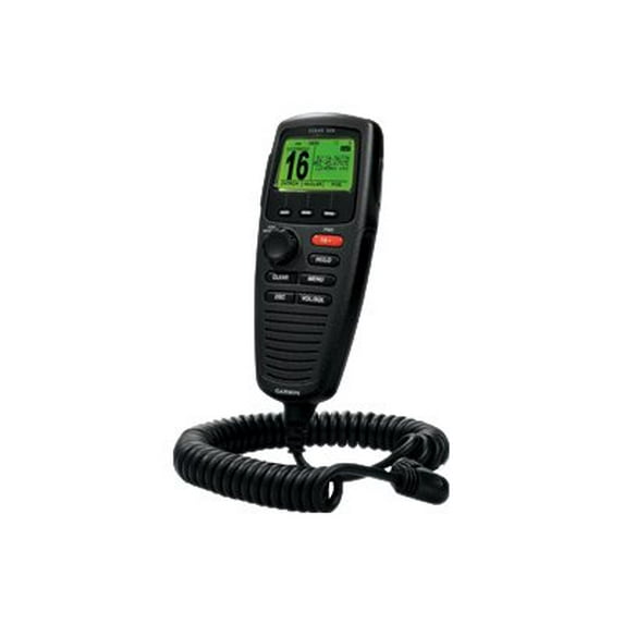 Garmin GHS 10 Wired VHF Handset - Speaker microphone - wired - black - for VHF 200, 300, 300 AIS