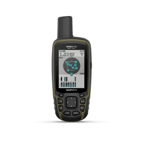 Garmin GPSMAP 65s, Handheld Outdoor/Trail GPS with Maps