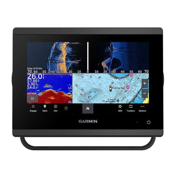 Garmin GPSMAP 743xsv, US+Canada GN+ SideVu, ClearVu and Traditional CHIRP Sonar with Mapping