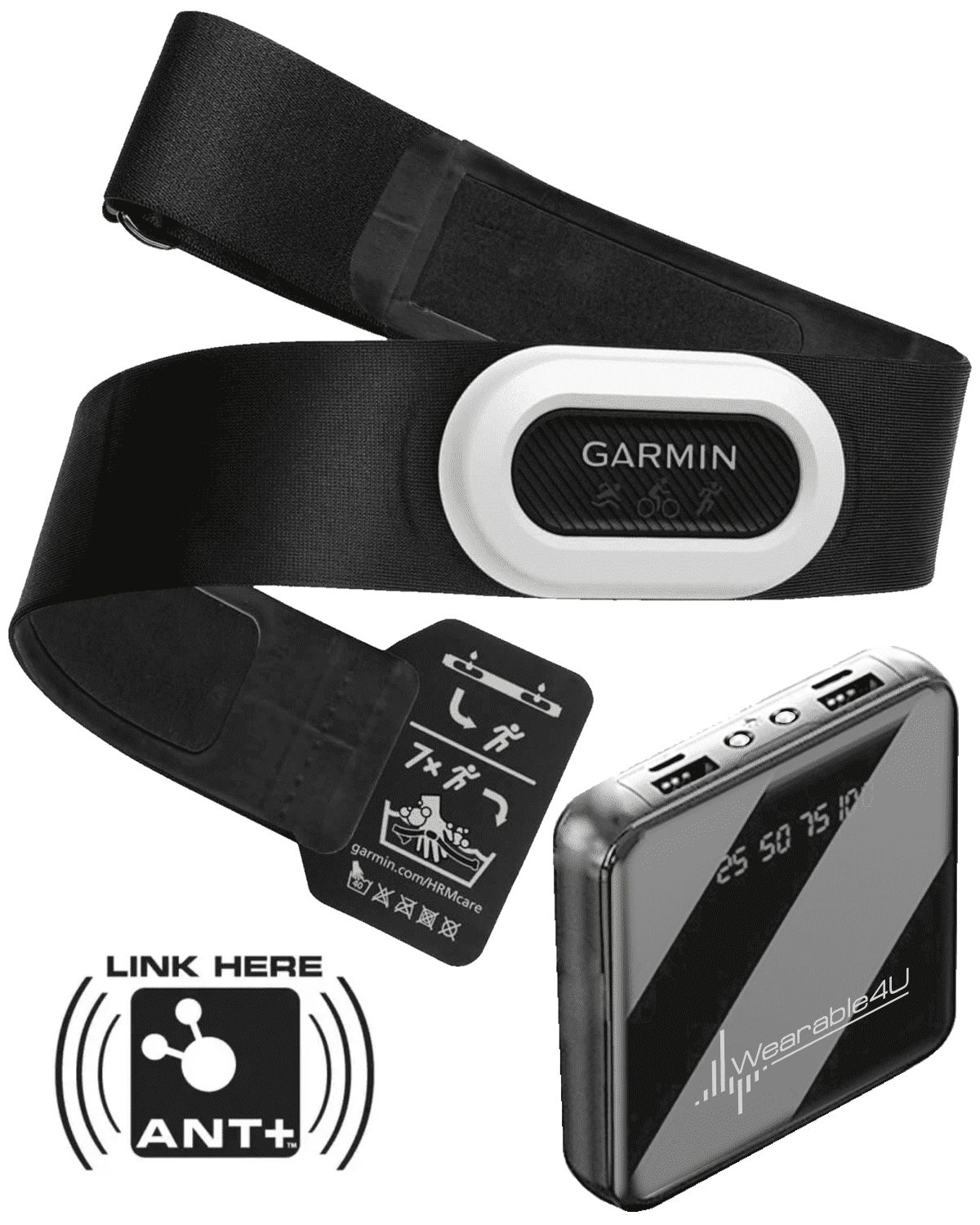 Garmin HRM-Pro, Premium Heart Rate Strap, Real-Time Heart