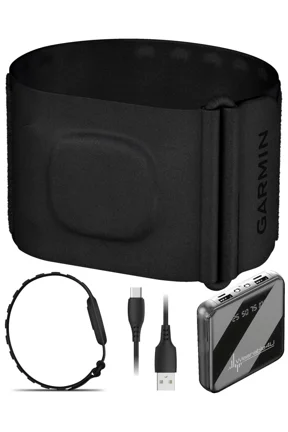 Garmin Index Sleep Monitor (S/M) – Smart Sleep Band with Advanced Sleep Tracking & Recovery Metrics, HRV, Skin Temperature & Women's Health Tracking + Wearable4U PowerBank