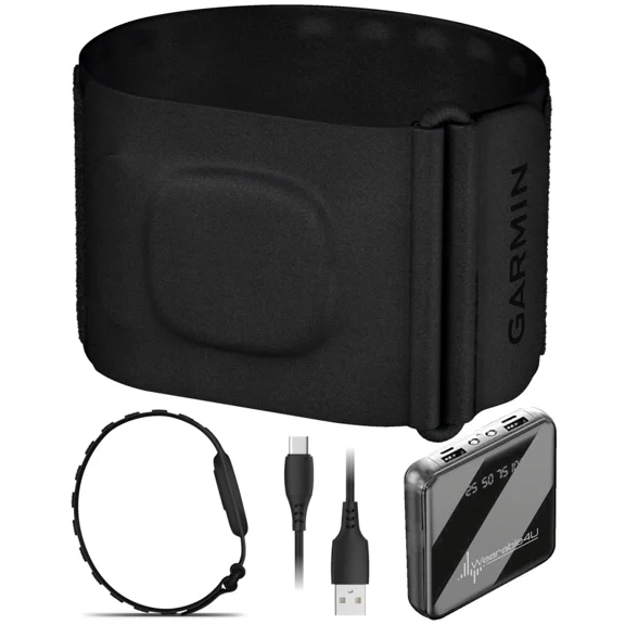 Garmin Index Sleep Monitor (S/M) – Smart Sleep Band with Advanced Sleep Tracking & Recovery Metrics, HRV, Skin Temperature & Women's Health Tracking + Wearable4U PowerBank