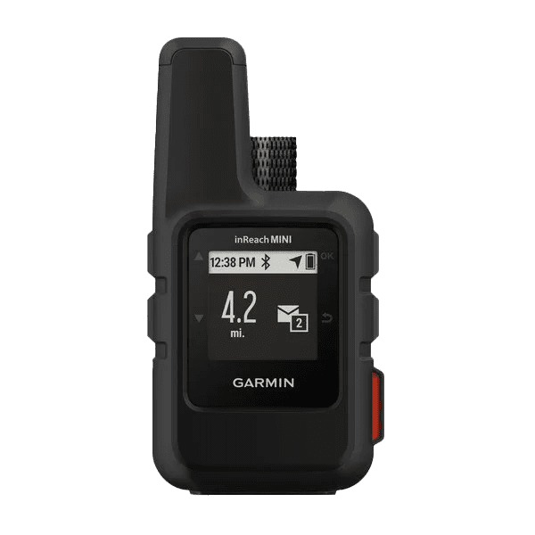 Garmin Inreach Mini, Black, Rugged & Lightweight GPS Satellite Communicator w/ InReach & SOS