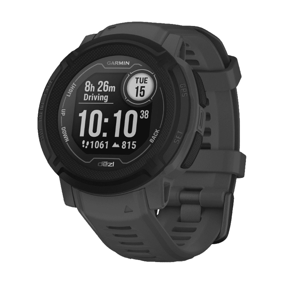 Garmin Instinct 2 - Dezl Edition - 45 mm - Mavericks - sport watch with band - silicone - wrist size: 135-230 mm - monochrome - 32 MB - Bluetooth, ANT+ - 1.83 oz