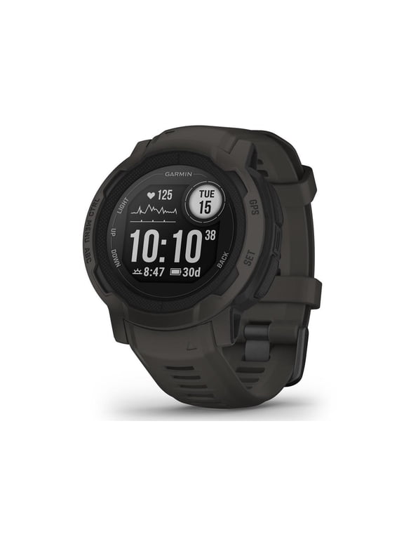 Instinct 2, Rugged GPS Outdoor Watch, Multi-GNSS Support, Trackback Routing, Graphite