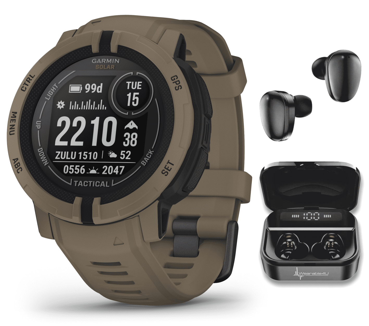 Garmin Instinct Solar Tactical Smartwatch Bundle UK Ubuy