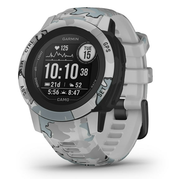 Garmin Instinct 2 Series Smartwatch - 40mm Case Size, 20mm Quick, Fit Band, Fits Wrists 112-180mm, Mist Camo