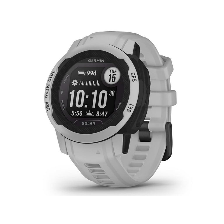 Garmin Instinct 2S Solar Standard Edition 40mm Rugged GPS Smartwatch, Mist  Gray