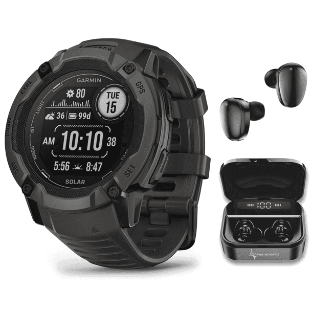 Amazon.com: Garmin Instinct 2X Solar, Rugged GPS Smartwatch