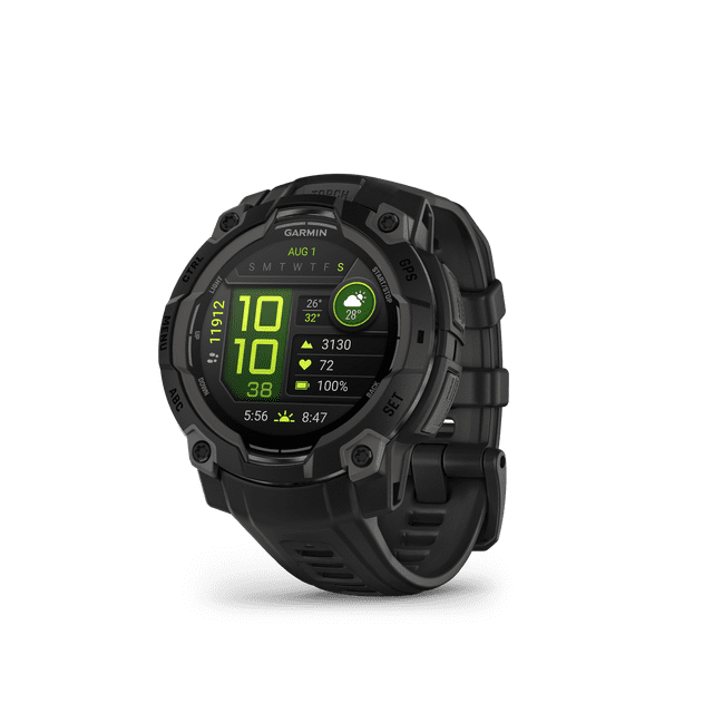 Garmin Instinct 3 45mm AMOLED Watch Black/Black