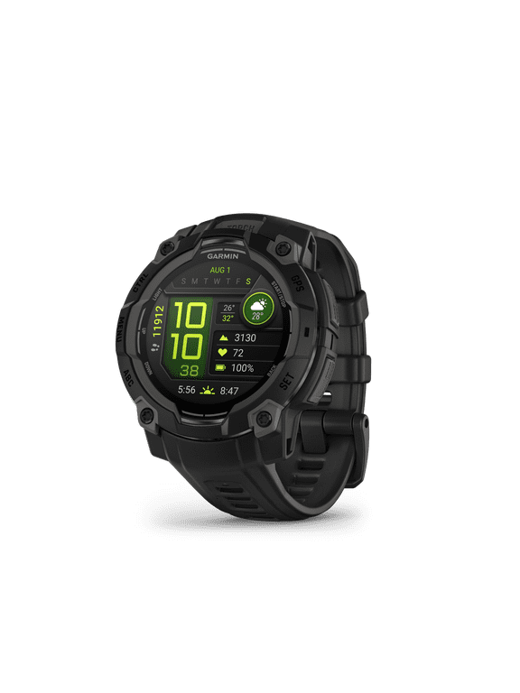 Instinct 3 45mm AMOLED Watch Black/Black