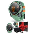 thumbnail image 1 of Garmin Instinct 3 45mm (Neo Tropic) AMOLED Rugged Outdoor GPS Smartwatch Gift Box Bundle with PlayBetter HD Screen Protectors, Wall Adapter & Case, 1 of 8
